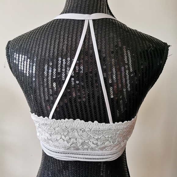 La Senza Obsession Gray Racer Back Bra 36DD - Picture 3 of 9